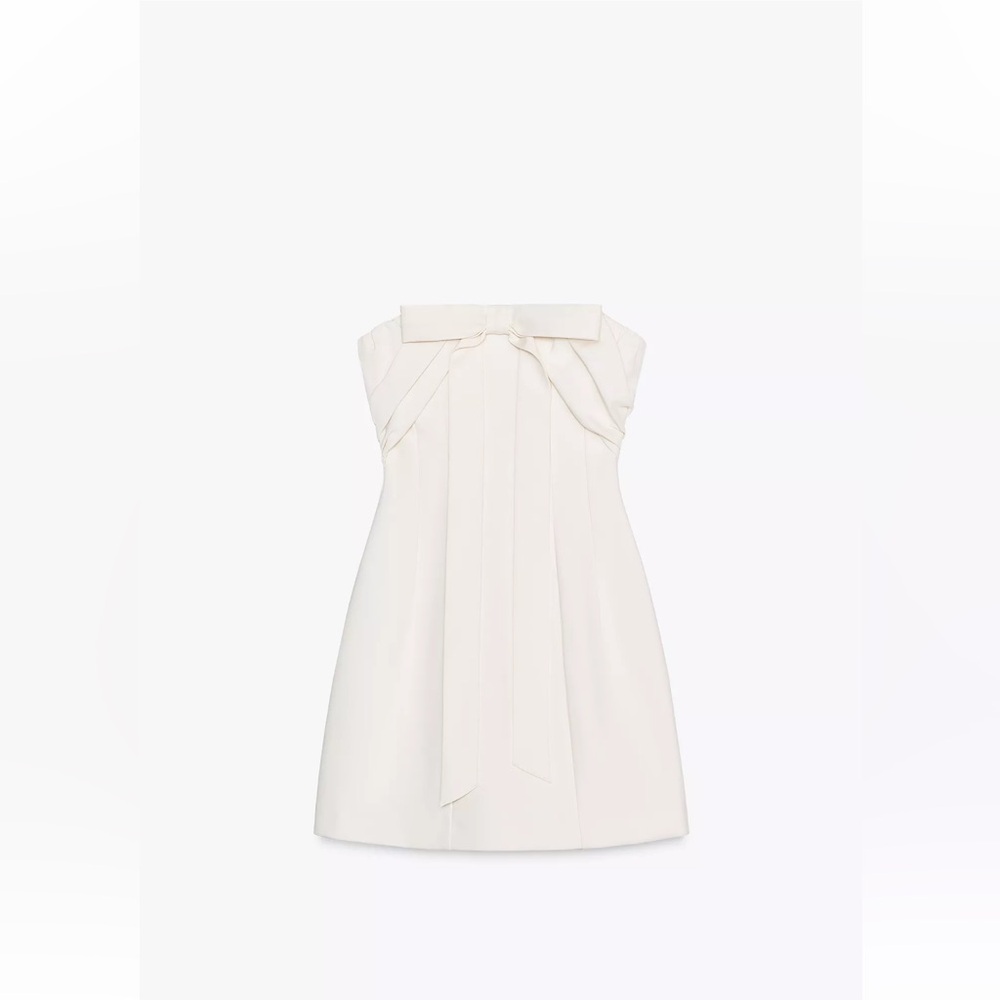 Zara Bow Bustier Dress